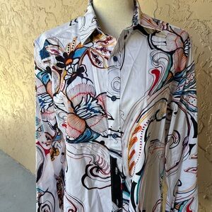Robert Graham Multicolor Abstract Shirt